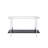 Randall Mirrored Console Table with Faux Marble Shelf