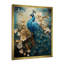 Illustration encaustique de paon d'Yvens II - paon, art mural-1403864934-1403864936
