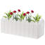 Boîte à fleurs rectangulaire en vinyle