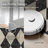 Arthur Diamonds Black Standard 2x3 Washable Rug-840950901