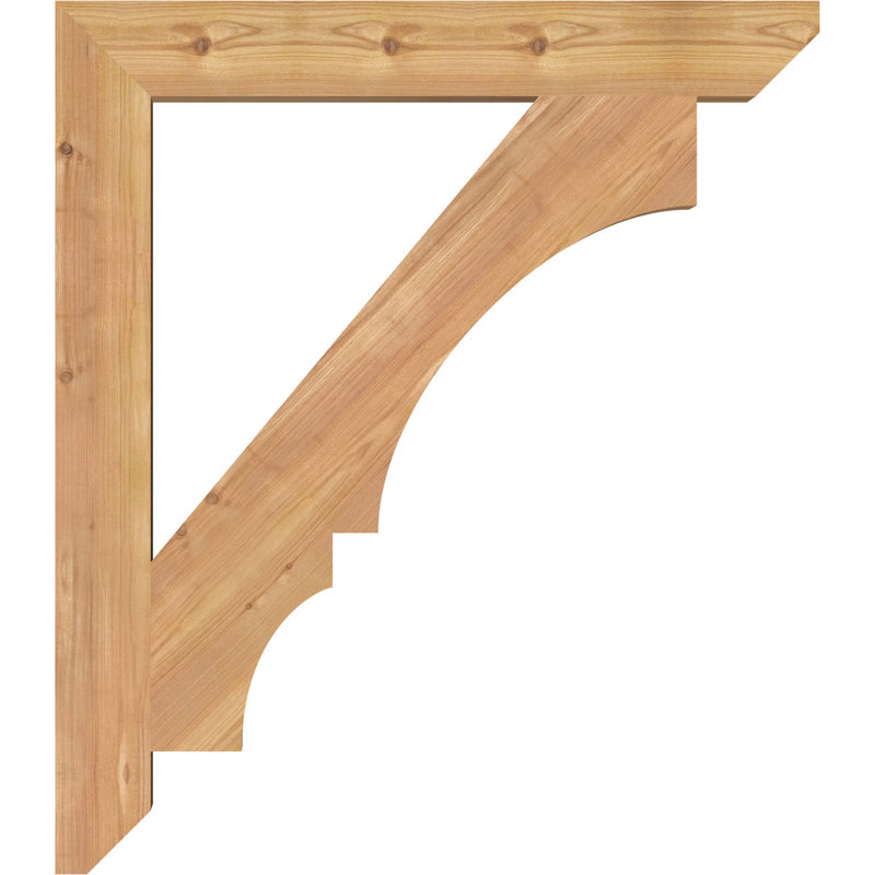 Support latté l 3 1/2 po x P 28 po x H 32 po, cèdre rouge de l'Ouest, H 32 po x l 3,5 po x P 28 po, Cèdre rouge, Lisse