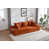 Velours côtelé orange