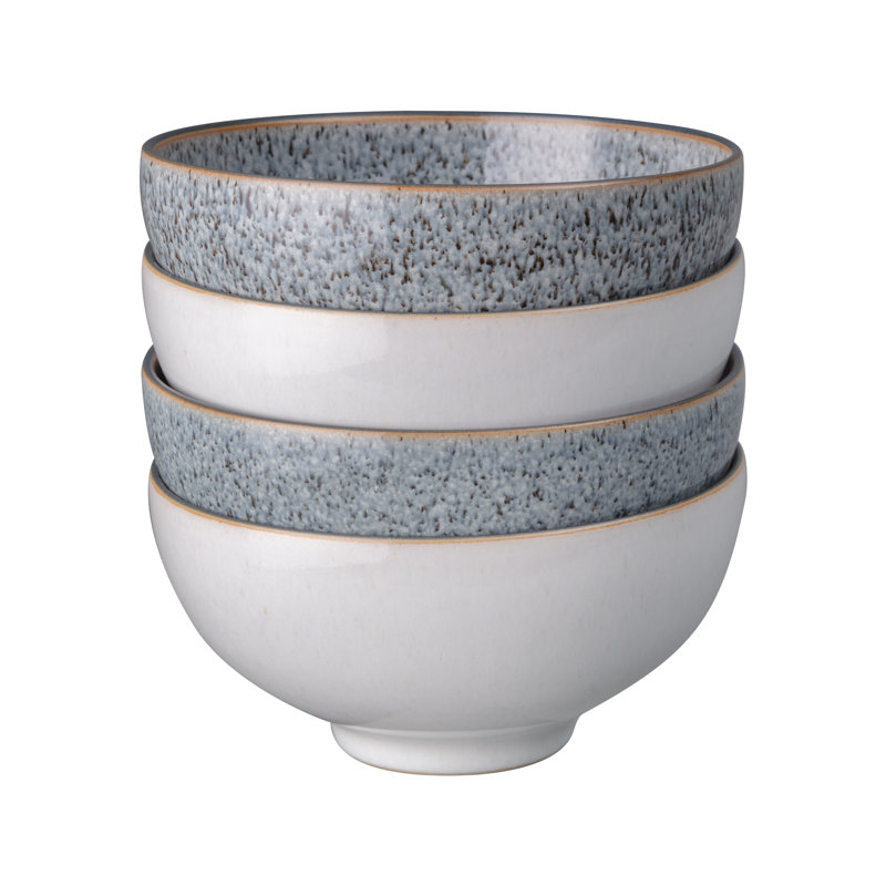 Denby Studio Grey Set of 4 Mix Rice Bowl Set
