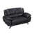 Cuir noir assorti est en rupture de stock