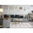 Cleckheat White Grey Modern Striped Area Rug-717399318