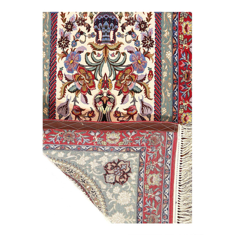 Lennora Silk Floral Area Rug