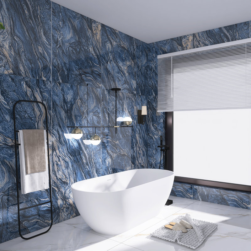 59'' x 29.5'' Soaking Solid Surface Bathtub