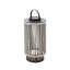 Lanterne d'extérieur à DEL avec lanterne en aluminium tressé avec poignée, gris-119700822
