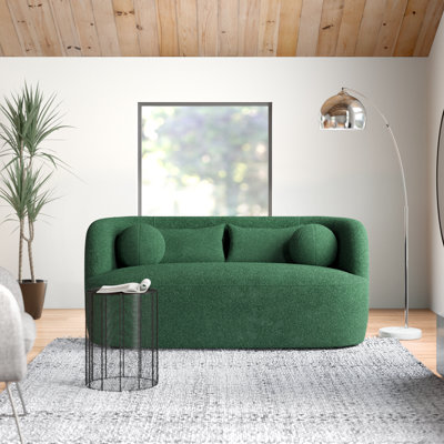 Theodore 68" Wide Boucle Upholstered Loveseat Sofa