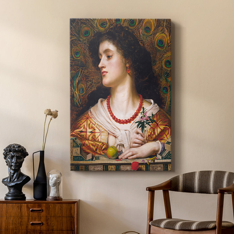 Vivien - toile tendue par Frederick Sandys, 18 x 27