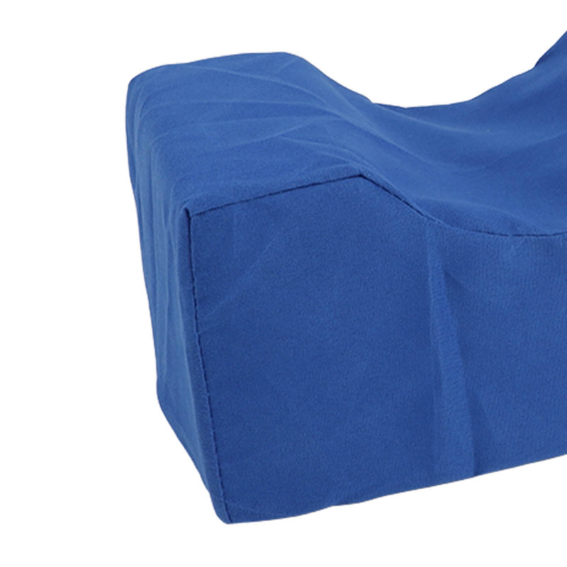 Coussin de cheville, rehausseur de pied en éponge respirante anti-escarres, repose-jambes, coussin surélevé pour soulager les blessures des personnes âgées (bleu).