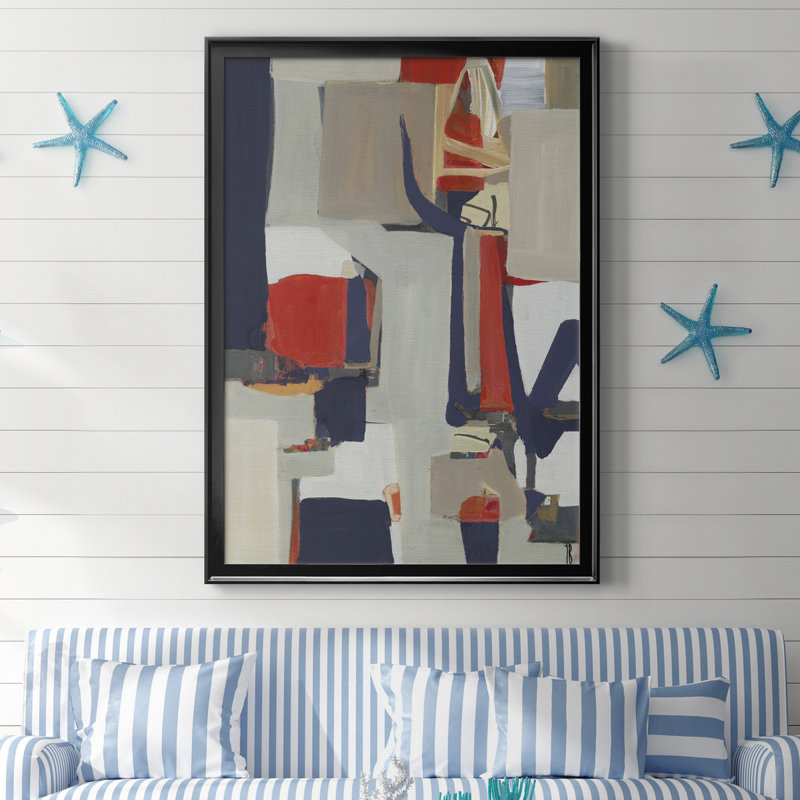 Toile encadrée de qualité supérieure ORANGE CRUSH II - prête à être accrochée, H 30,5 po x l 42,5 po x P 1,5 po