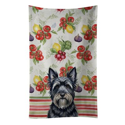 Torchon noir Skye Terrier
