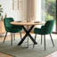 Comfortable Velvet Round Seat Upholstered Armchair for Dining Room, Bar, Restaurant or Hotel-976227492