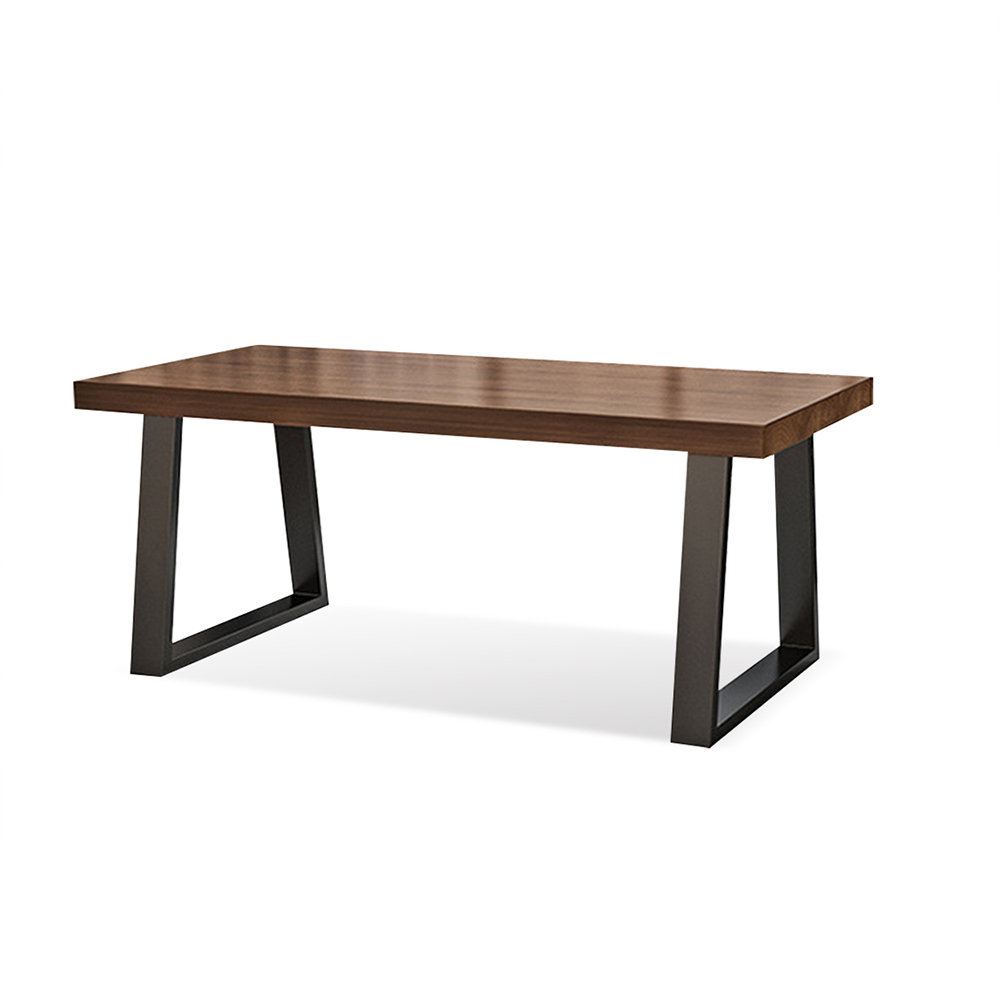 17 Stories Nut-brown Rectangular Solid Wood Dining Table - Wayfair Canada