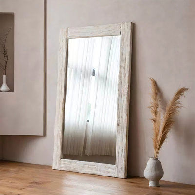 Miroir pleine grandeur rectangulaire en bois massif