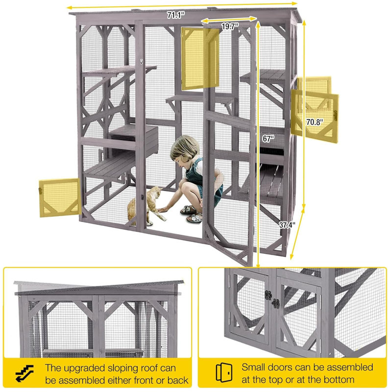 DeKalb Catio Cat Crate