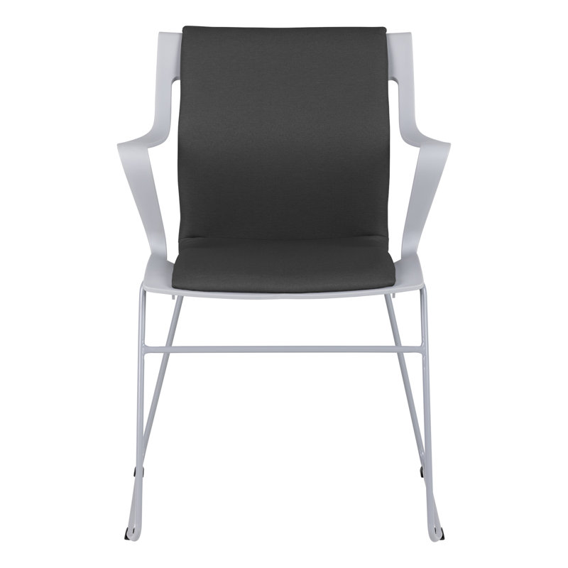 Chaise d'invité de bureau avec accoudoirs Cascade, Noir, noir, noir, noir