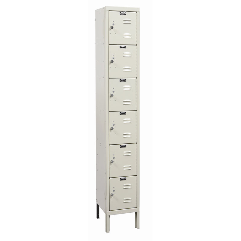 Casier large galvanisé 6 niveaux 1, L 12 po x P 12 po x H 78 po, Assemblé