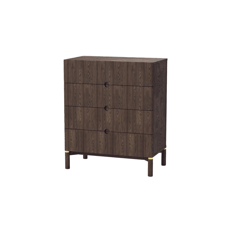Commode 4 tiroirs 35x20x41 Espresso