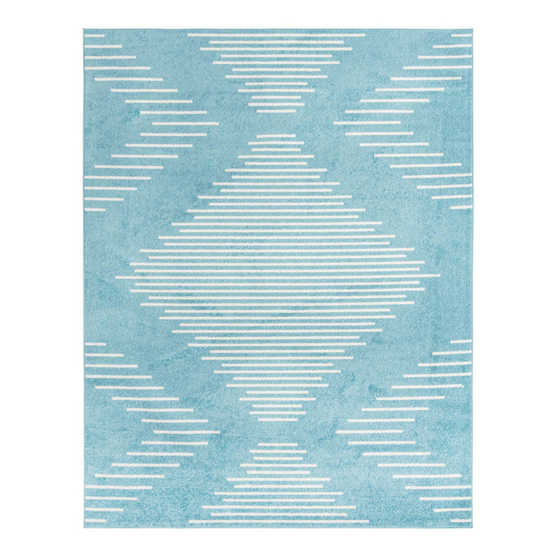 Tapis bleu Katlain, Rectangle 7 pi 10 po x 10 pi