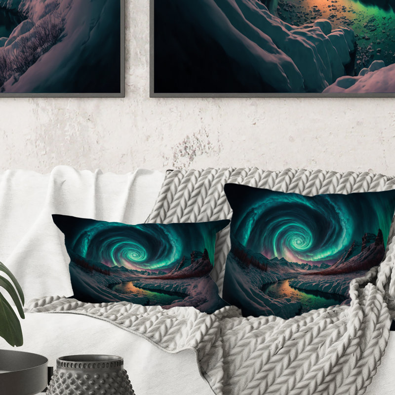 Coussin Aurora Borealis