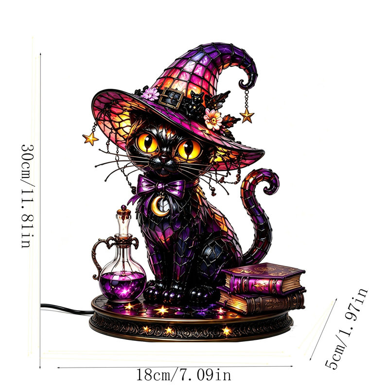 Halloween Night Light Witch's Hat Light