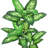Artificial Dieffenbachia Tree in Pot