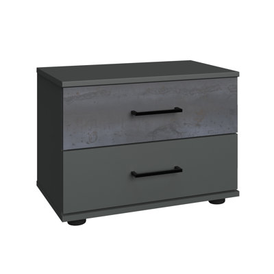 Arujan 52cm W Particle Board / Chipboard Bedside Table