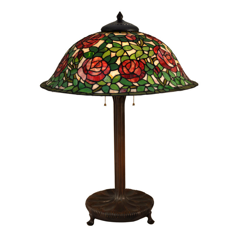 Rose Metal Table Lamp