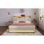 Lit plateforme tapissier avec système de rangement hydraulique, chargement DEL et USB (sans matelas)-847308857-847308860