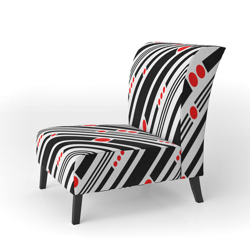 Fauteuil de chambre rembourré Mid-Century