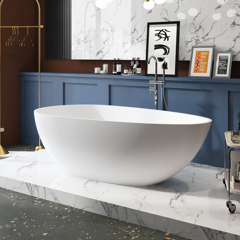 Baignoire de trempage autoportante 67 po