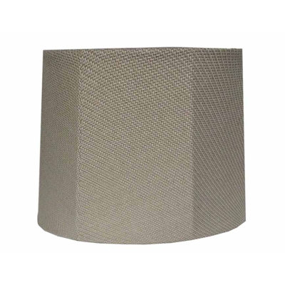 Abat-jour tambour en coton beige