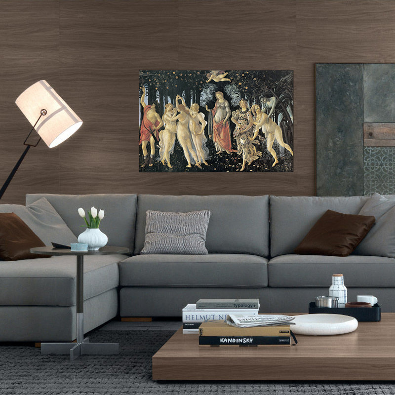 Sandro Botticelli - No Frame Print on Wood, 67cm H x 100cm W x 1.8cm D