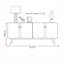 Buffet de rangement élégant et multifonctionnel