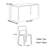 Light luxury rectangular simple dining table