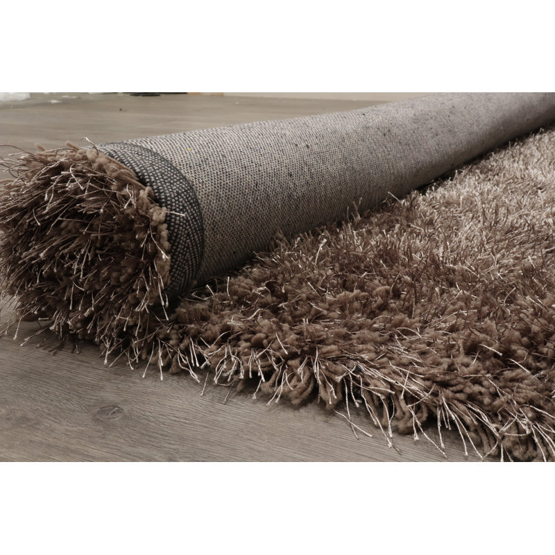 Solid Colour Shag Area Rug Set, Rectangle 200 x 290cm