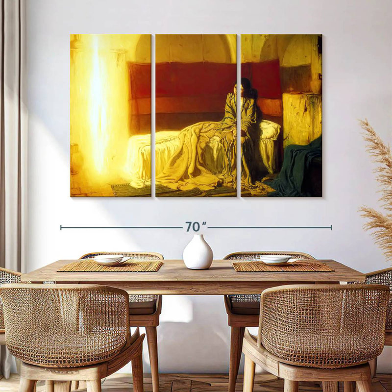 Adella The Annunciation 1898, 42" H x 65" W