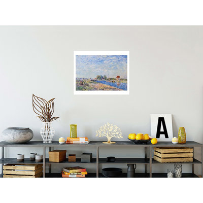 The Loing Canal by Alfred Sisley - Giclee Print