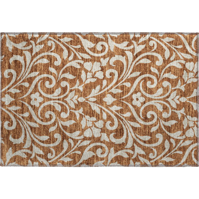 Premium Machine Washable Prisco Paprika Rug