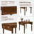 Extendable Dining Table with Solid Wood Legs, Space-Saving Design for Small Apartments and Kitchens, 31-47 Inch Foldable Drop Leaf Table（Only Table）