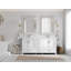 Ensemble de meuble-lavabo double l 72 po Malibu-1695261757