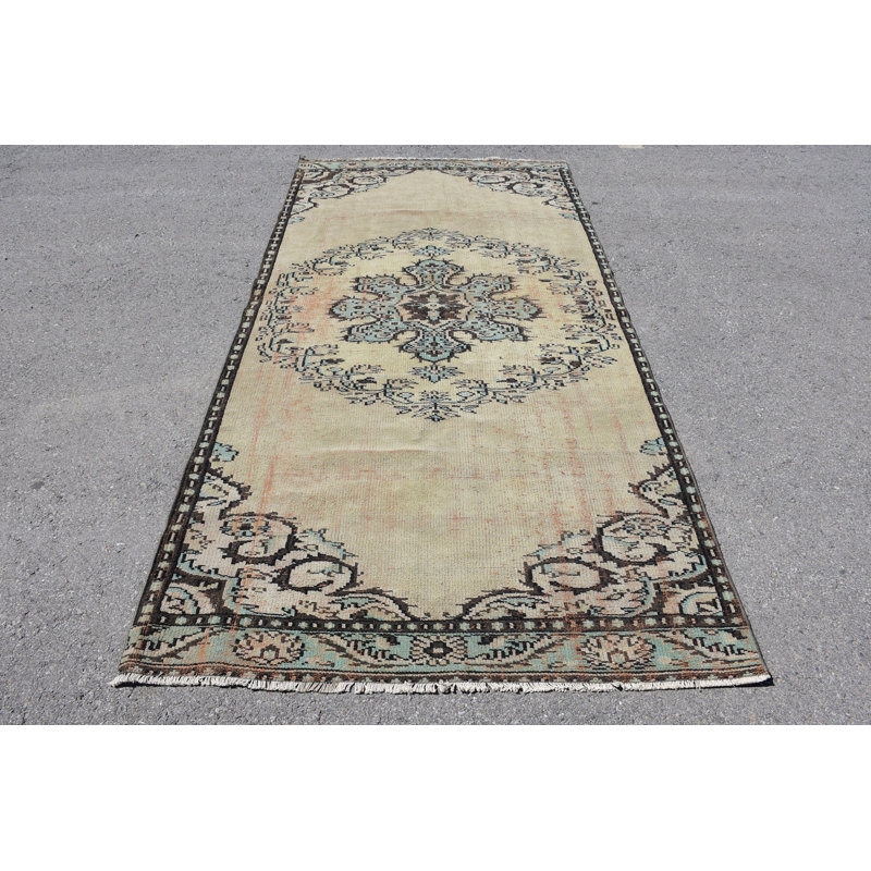 Tapis bruns, tapis de décoration intérieure, tapis de cuisine, grand tapis 4,5 x 9,2 pi, tapis rétro, tapis turcs