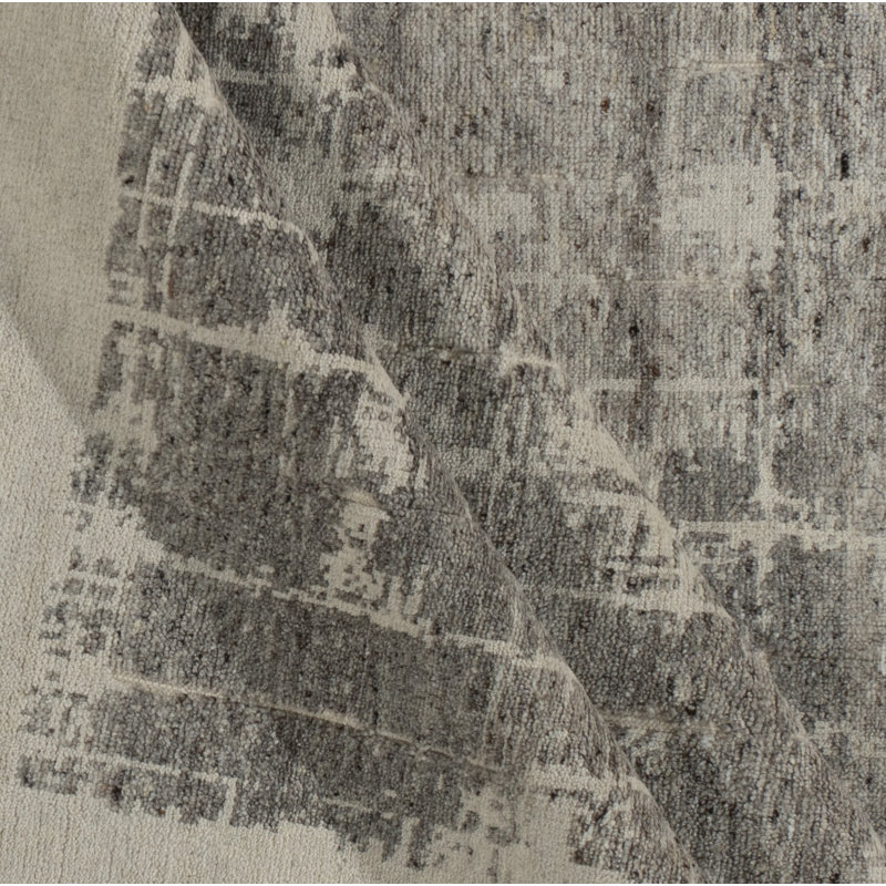Hand Knotted Wool Abstract Area Rug