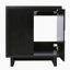 Meuble-lavabo autoportant en bois massif 29,5 po avec lavabo en résine Jadranko-91479727