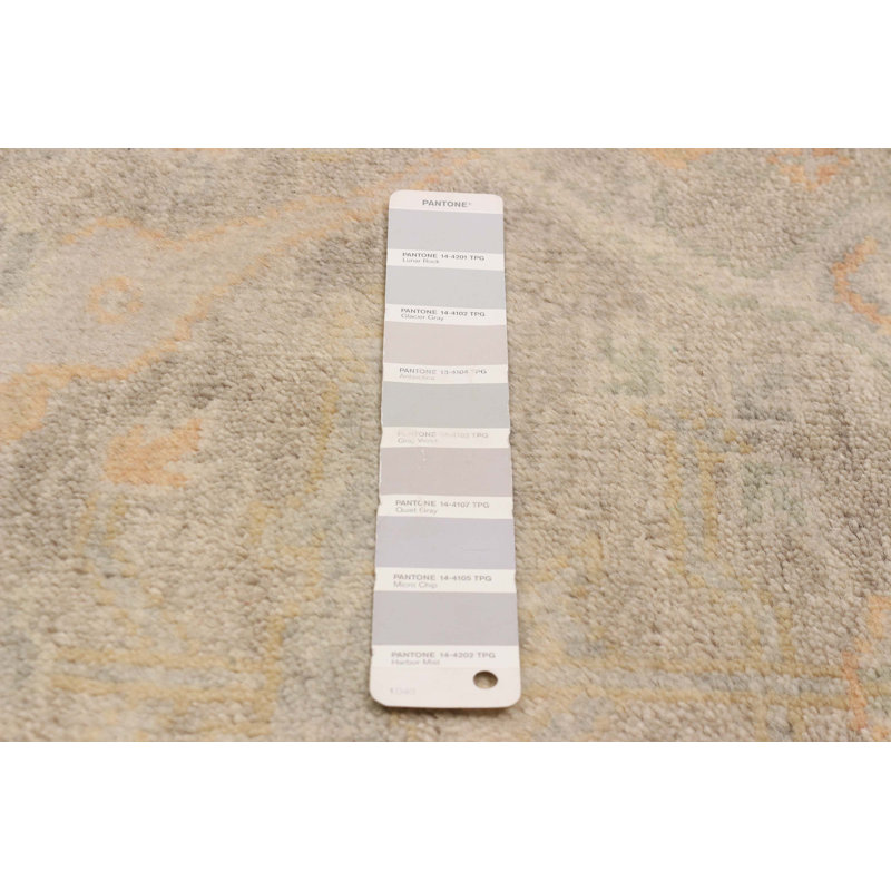 Tapis gris Royal Oushak 4 pi 0 po x 6 pi 0 po