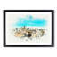 View of Tarragona in Spain in Abstract - Picture Frame Graphic Art Print-55759712-55759714