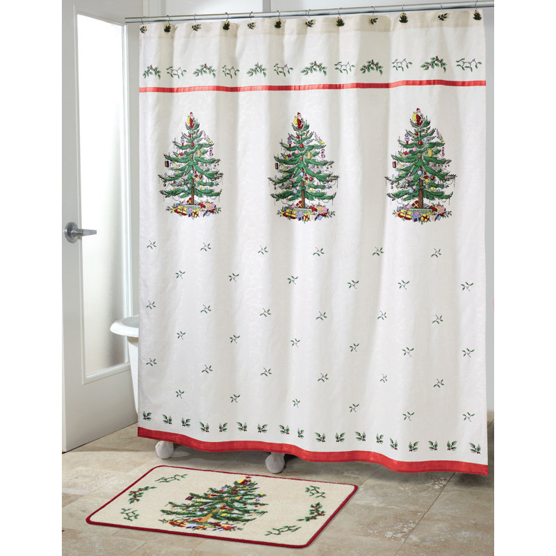 Spode Tree Cotton Red Area Rug