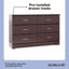 Commode double à 6 tiroirs Brookside-19300444